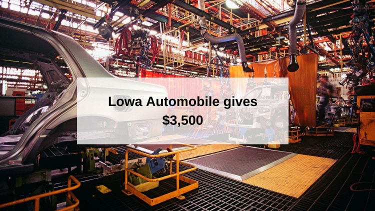 Lowa Automobile Dealers Foundation gives $3,500 to Iowa Western program