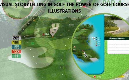 Visual Storytelling in Golf The Power of Golf Course Illustrations
