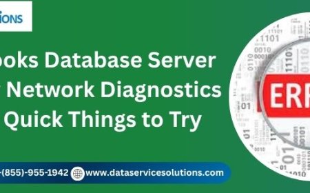 QuickBooks Database Server Manager Network Diagnostics Failed: Quick Things to Try