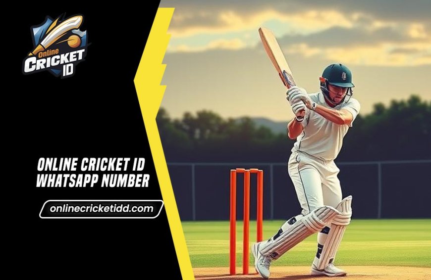 Online Cricket ID WhatsApp Number for Pro-Level Gaming